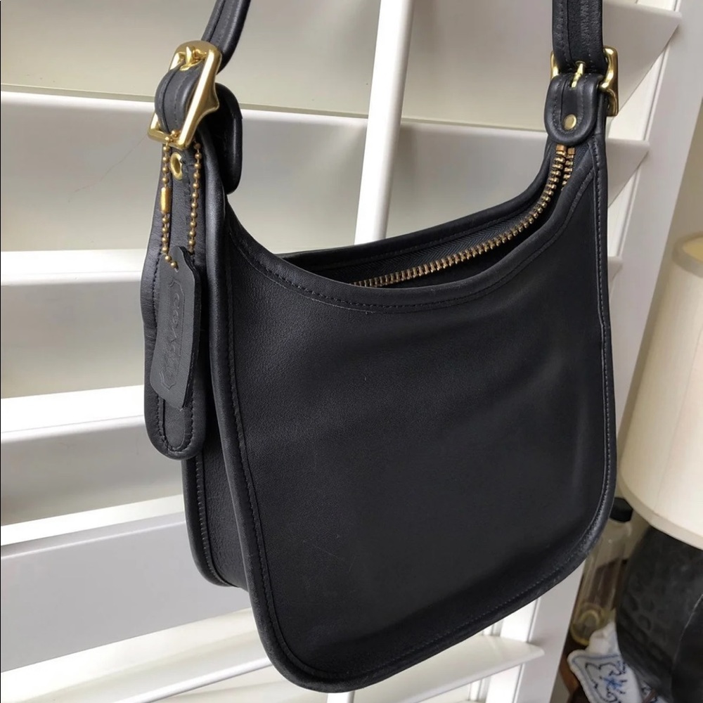 Vintage Coach Janice crossbody black